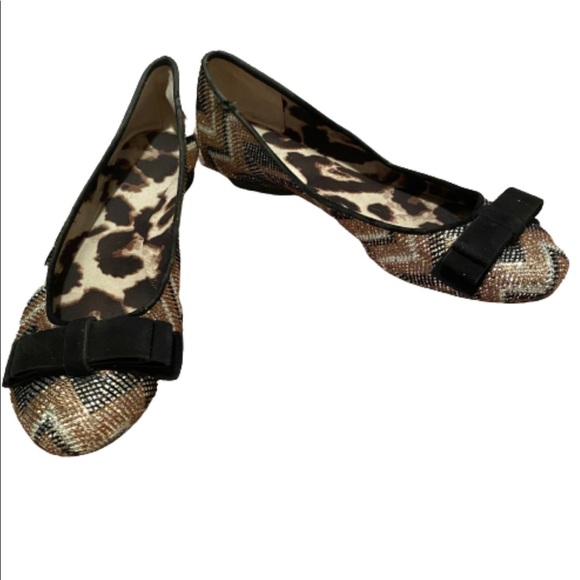 Jessica Simpson zig zag sparkle women’s flats size 9 - Picture 1 of 6